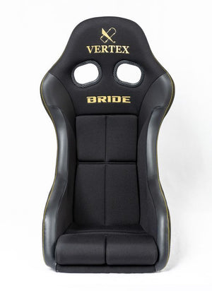 CAR MAKE T&E VERTEX X BRIDE ZETA IV BLACK COLLABORATION SEAT ZETA 4 BLACK COLOR FRP SILVER SHELL VER-ZETA4BK FOR  CARMAKETE-00007