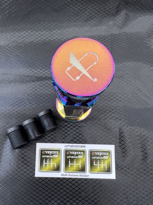CAR MAKE T&E TEAM UPGARAGE X VERTEX FASHION SHIFT KNOB (TEAM UP GARAGE X VERTEX FASHION SHIFT KNOB) UPG-SK FOR  CARMAKETE-00005