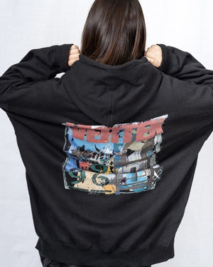 CAR MAKE T&E VERTEX BIG SILHOUETTE GRAFFITI HOODIE XL VER-BSGH2023 FOR  CARMAKETE-00057