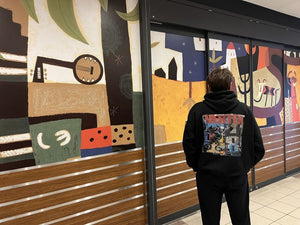 CAR MAKE T&E VERTEX BIG SILHOUETTE GRAFFITI HOODIE XL VER-BSGH2023 FOR  CARMAKETE-00057