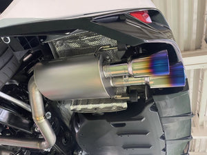 LEMS TITANIUM REAR MUFFLER PIECE FOR LEXUS IS500 L209