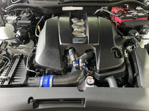 LEMS DRY CARBON INTAKE PIPE BLUE HOSE FOR LEXUS IS500 L117-BLUE
