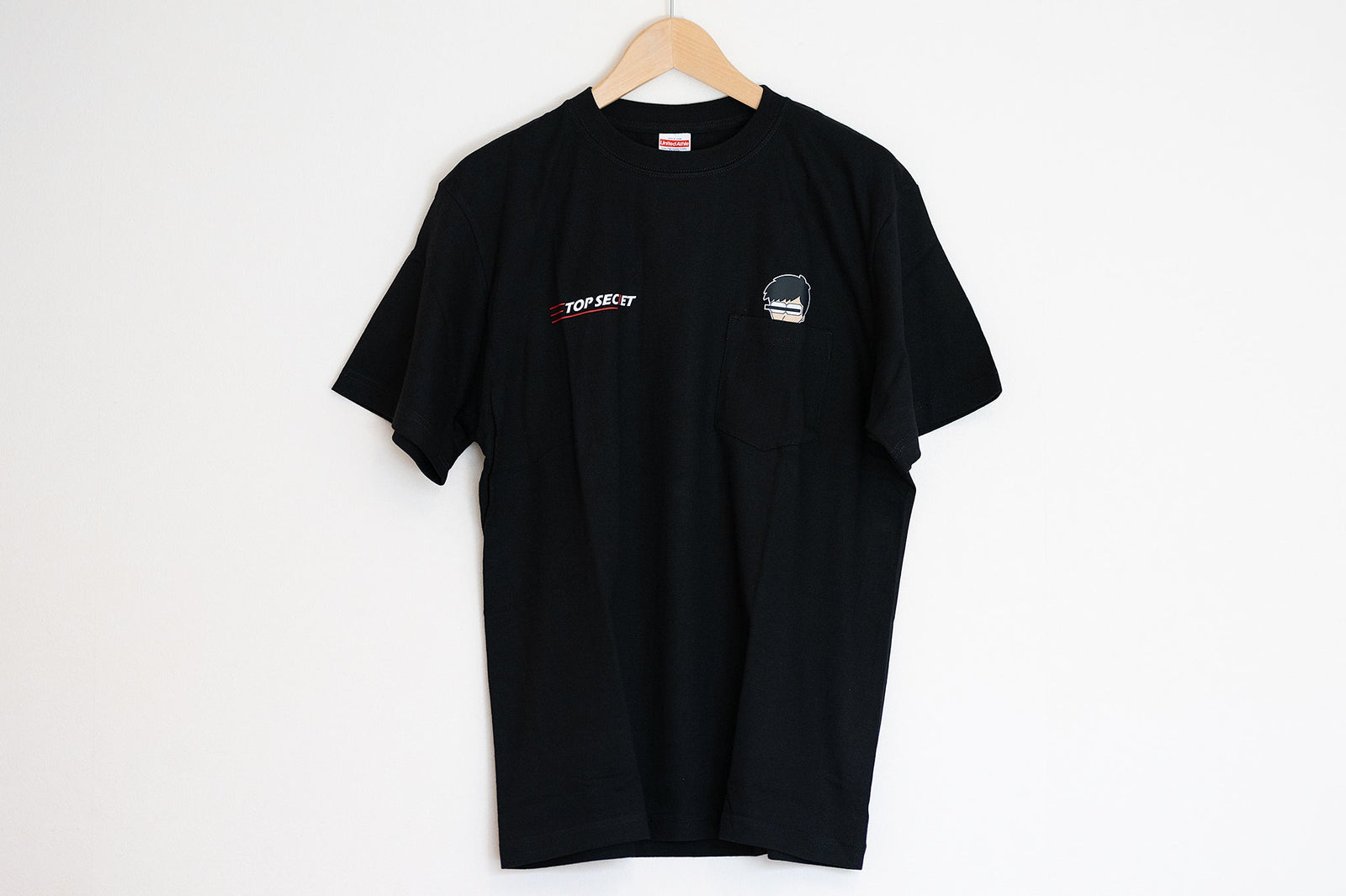 TOP SECRET POCKET SMOKEY T-SHIRT BLACK XL TOP-SECRET-00057