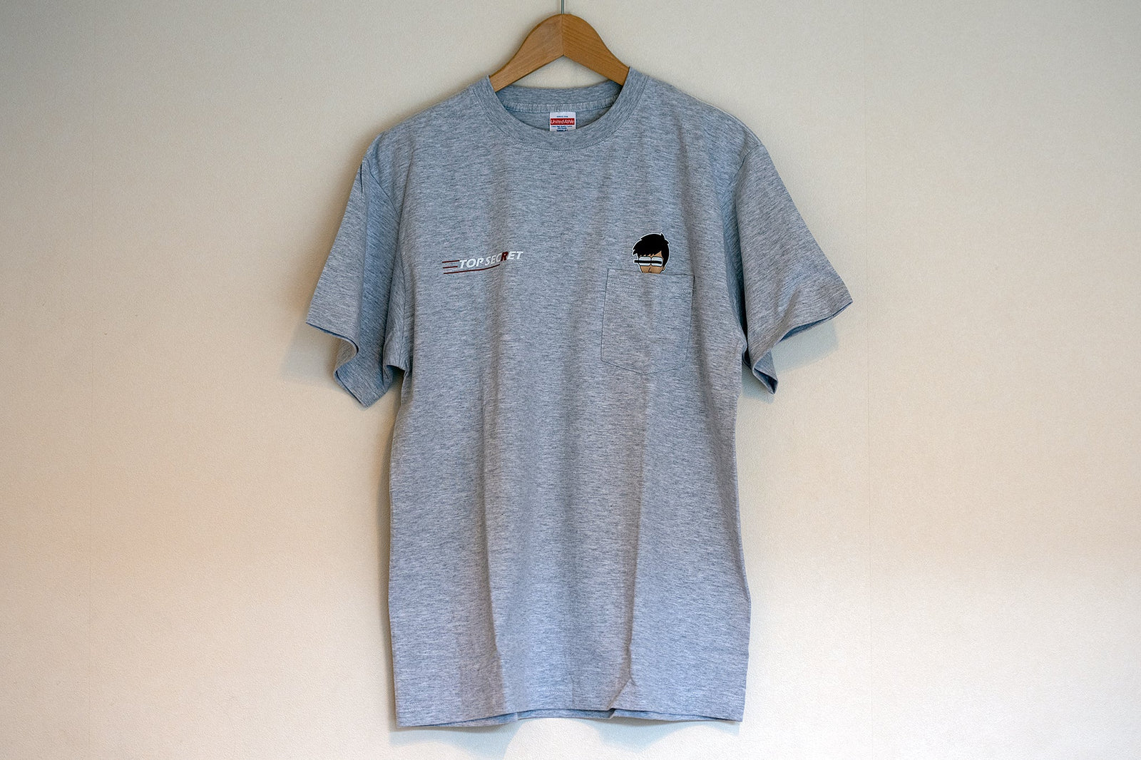 TOP SECRET POCKET SMOKEY T-SHIRT WHITE S TOP-SECRET-00058