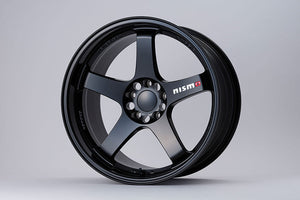 NISMO ALUMINUM ROAD WHEEL LM GT4 MACHINING LOGO BLACK 19X9.5 15 5X114.3 FOR NISSAN SKYLINE GT-R BNR34 4030S-RSR48-BK