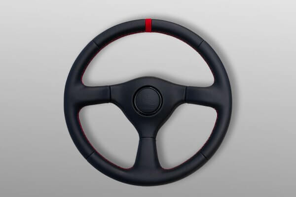 TOP SECRET 350Φ STEERING WHEEL WITH HORN BUTTON FOR NISSAN SKYLINE GT-R BNR32 TOP-SECRET-00438