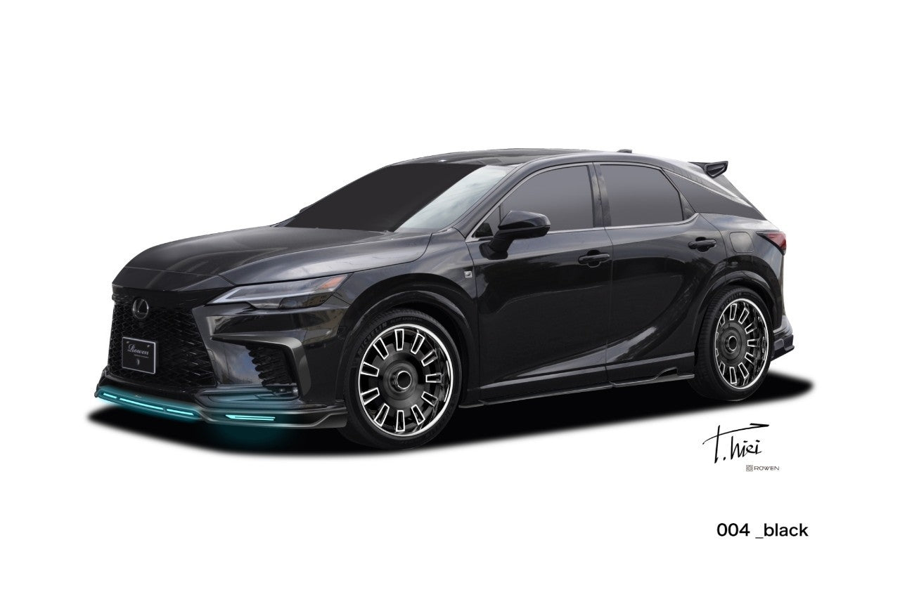 ROWEN SIDE STEP FRP GRAPHITE BLACK GLASS FLAKE FOR LEXUS RX F-SPORT RX500h 350 TALH17 TALH15 1L016J00-223
