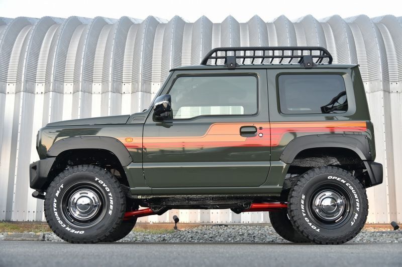 OUTCLASS VINTAGE SIDE DECAL FOR SUZUKI JIMNY JB64 JB74 OUTCLASS-00002