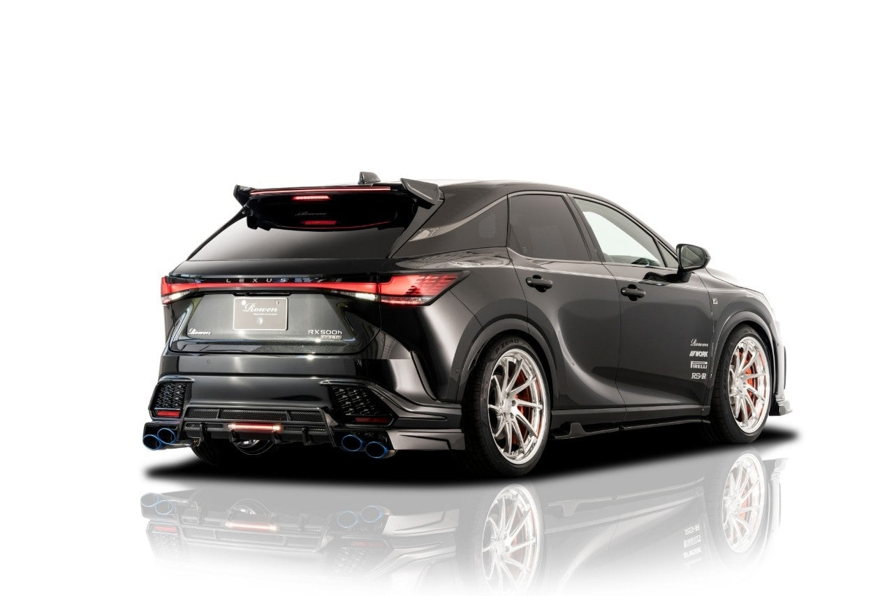 ROWEN REAR DRESS-UP KIT FRP BLACK FOR LEXUS RX F-SPORT RX500h 350 TALH17 TALH15 1L016P00-B