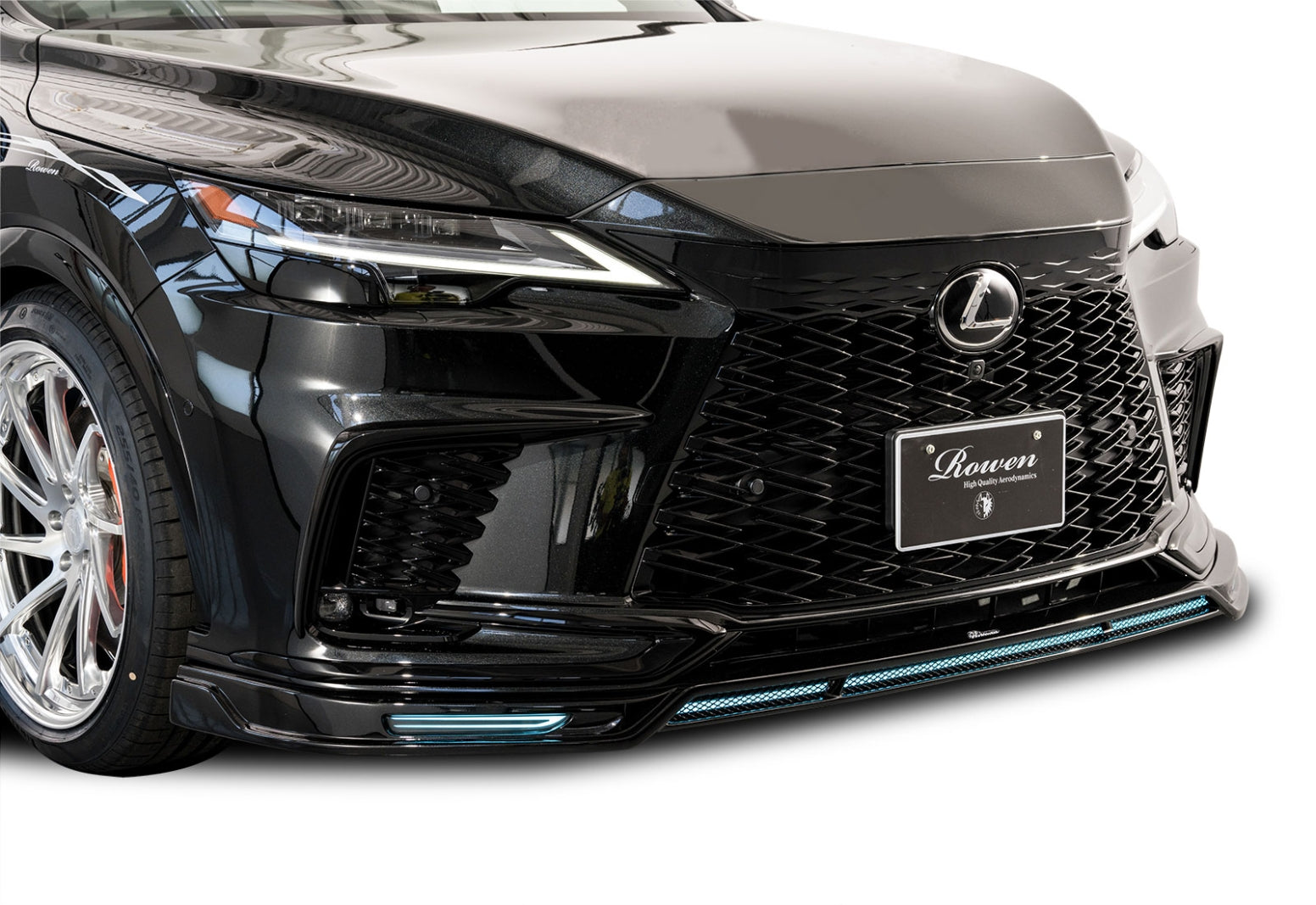ROWEN FRONT BUMPER EXTENSION FRP WHITE NOVA GLASS FLAKE FOR LEXUS RX F-SPORT RX500h 350 TALH17 TALH15 1L016E00-083
