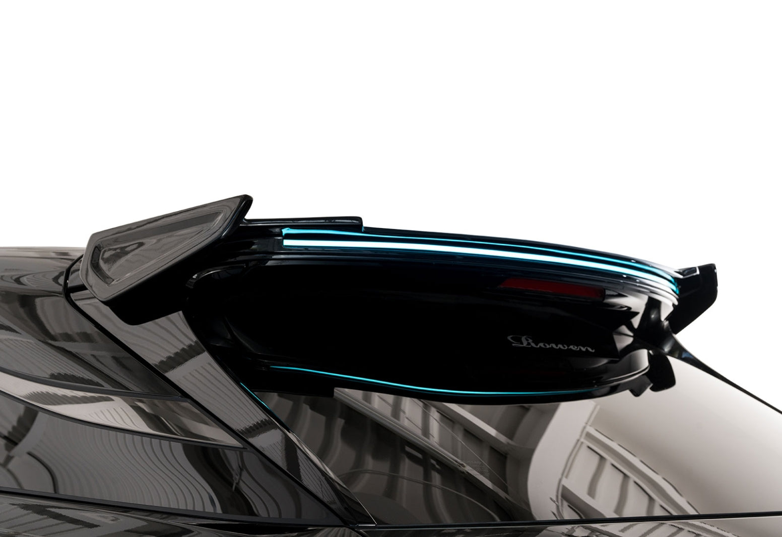ROWEN REAR WING LED LINER FRP BLACK FOR LEXUS RX F-SPORT RX500h 350 TALH17 TALH15 1L016W00-B