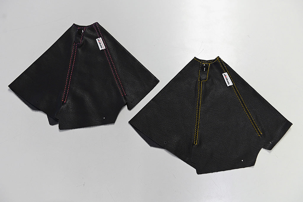 TOP SECRET SHIFT BOOTS RED STITCHING FOR NISSAN SKYLINE GT-R BCNR33 TOP-SECRET-00368