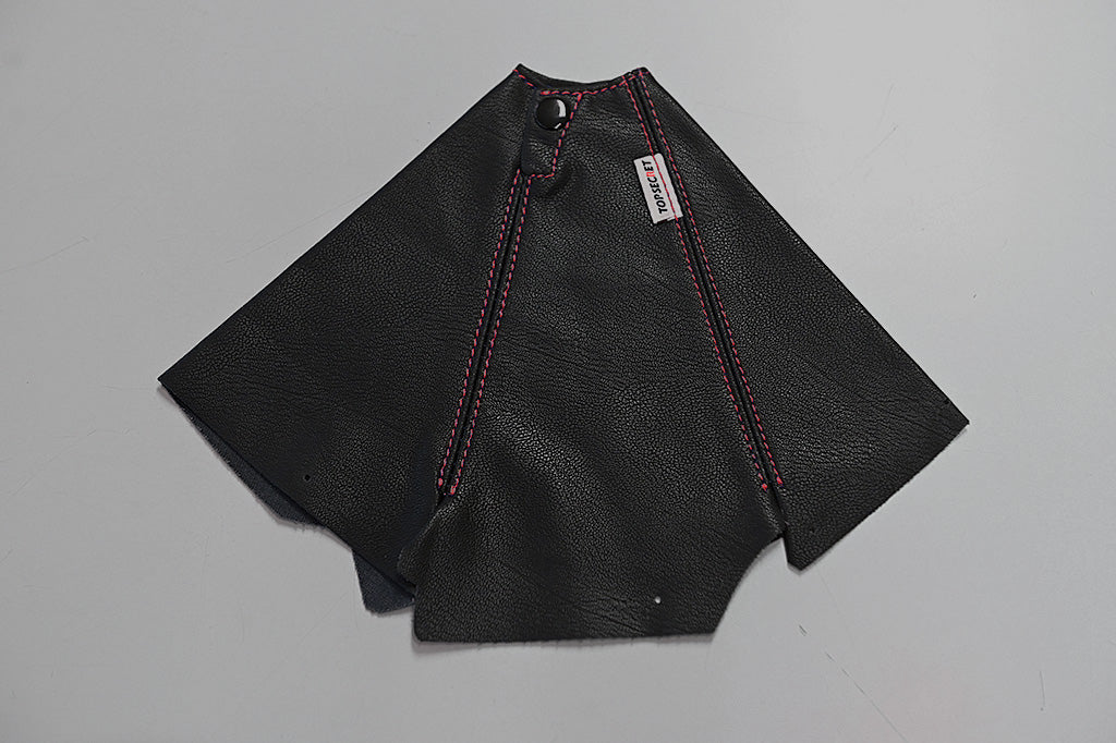 TOP SECRET SHIFT BOOTS RED STITCHING FOR NISSAN SKYLINE GT-R BNR34 TOP-SECRET-00363