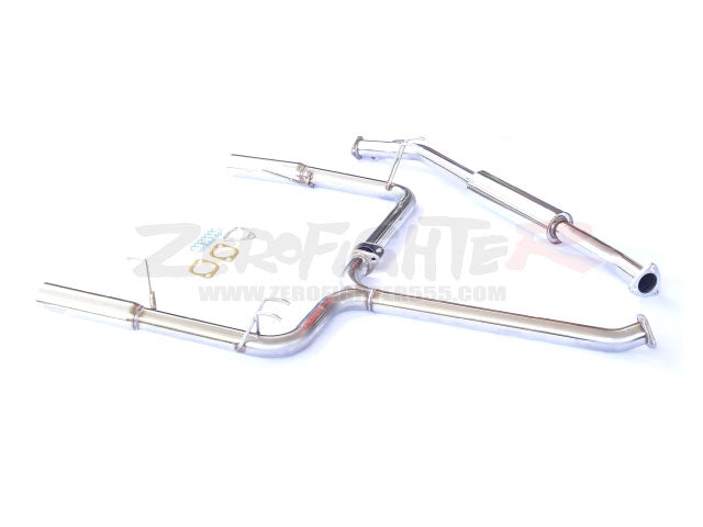 ZEROFIGHTER STRAIGHT MUFFLER (DUAL EXHAUST) FOR HONDA CL7 ACCORD EURO R ZEROF-01228