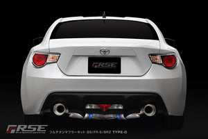 RSE FULL TITANIUM MUFFLER EXHAUST KIT TYPE-D FOR TOYOTA 86 ZN6 SUBARU BRZ ZC6 RB6090-SB05B