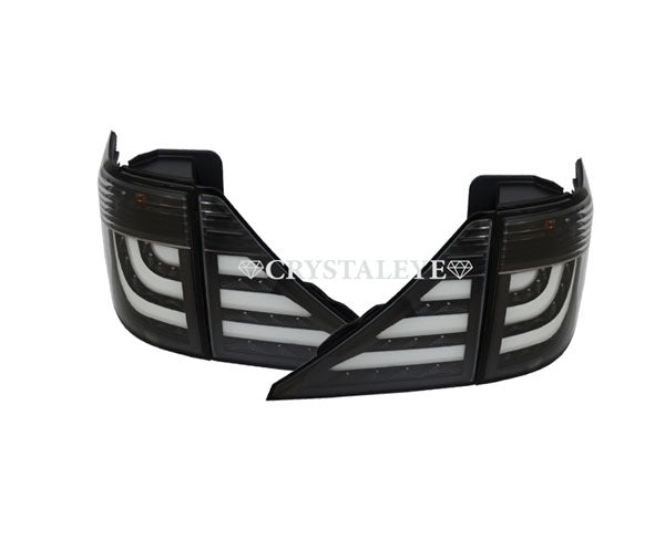 CRYSTAL EYE FIBER LED TAIL LAMP STANDARD MODEL (BLACK TYPE) FOR TOYOTA 20 VELLFIRE 20 ALPHARD EARLY LATE HYBRID COMPATIBLE J193BK