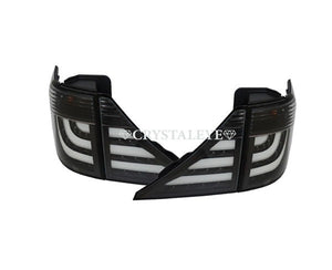 CRYSTAL EYE FIBER LED TAIL LAMP STANDARD MODEL (BLACK TYPE) FOR TOYOTA 20 VELLFIRE 20 ALPHARD EARLY LATE HYBRID COMPATIBLE J193BK