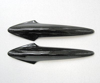 SEEKER CARBON DOORKNOB COVER UV CUT CLEAR UNPAINTED FOR HONDA CIVIC FN2 16090-FN2-C01