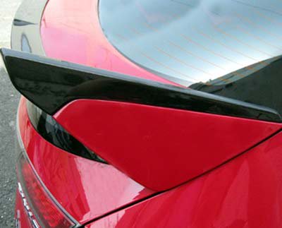 SEEKER CARBON REAR SPOILER UV CUT CLEAR UNPAINTED FOR HONDA CIVIC FN2 16020-FN2-C01
