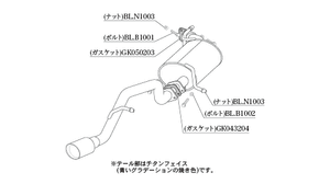 KAKIMOTO RACING EXHAUST CLASS KR FOR SUZUKI IGNIS FF21S  S71343