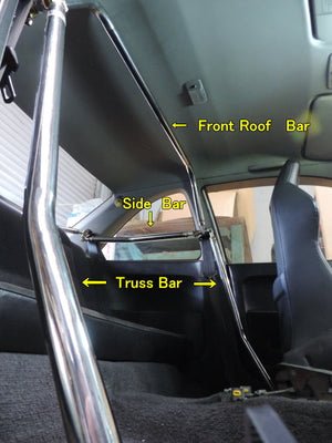 NEXT MIRACLE CROSS BAR FRONT ROOF BAR STAINLESS 32 FOR SUBARU BRZ R B NEXT-01568
