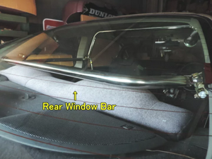 NEXT MIRACLE CROSS BAR REAR WINDOW BAR STAINLESS 32 FOR MITSUBISHI LANCER EVOLUTION 7 8 9 CT9A NEXT-01242