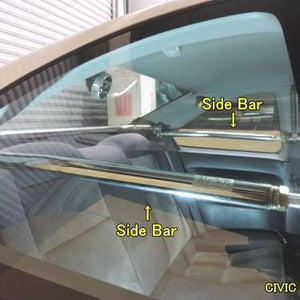 NEXT MIRACLE CROSS BAR SIDE BAR RIGHT & LEFT STAINLESS 32 FOR NISSAN S14 R B NEXT-00603