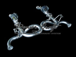 POWER CRAFT EXHAUST MUFFLER RACING SPEC BLACK TAIL FOR LAMBORGHINI GALLARDO P-LA320103-BKT