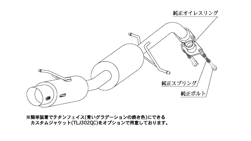 KAKIMOTO RACING EXHAUST HYPER GT BOX REV. FOR TOYOTA WISH ANE10G ZNE10G  T41367