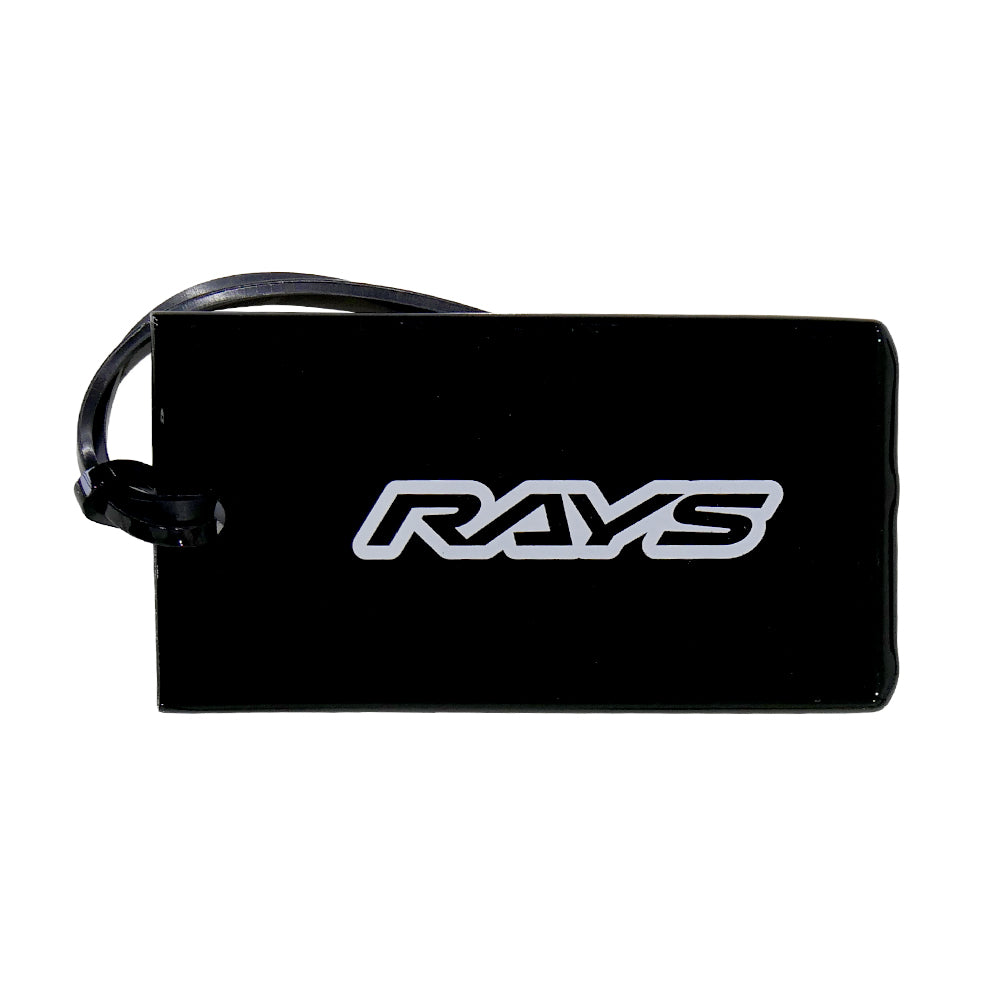 RAYS RUBBER LUGGAGE TAG BLACK 7409020RTAGBK
