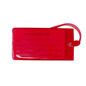 RAYS RUBBER LUGGAGE TAG RED 7409FM00003RD