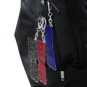 RAYS VOLK RACING JP LOGO ACRYLIC KEY CHAIN RED 749900JPACRRD