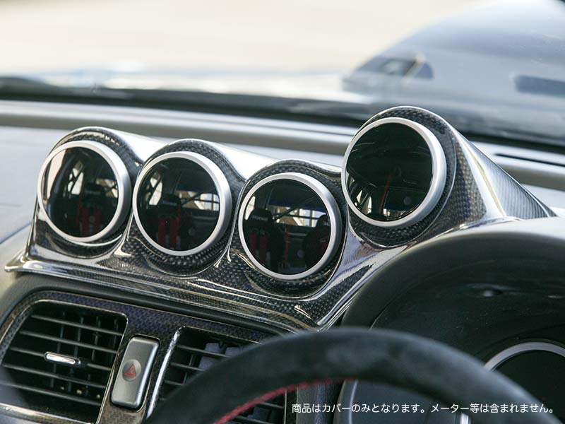 OKUYAMA QUADRUPLE CARBON METER PANEL Φ60 For SUBARU IMPREZA GDB 262-504-0