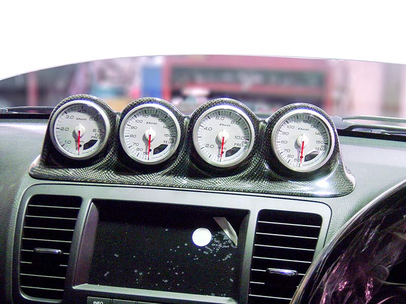 OKUYAMA QUAD CARBON METER PANEL Φ60 For LEGACY TOURING WAGON BL5 BP5 262-512-0