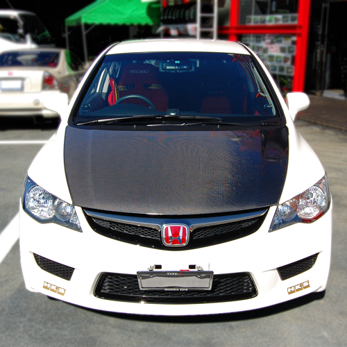 TOP FUEL CARBON BONNET FOR HONDA CIVIC FD2