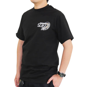 RAYS TE37 30TH LOGO T-SHIRT XL BLACK 7499TE3730BXL
