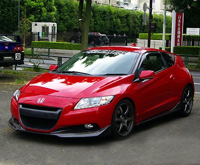 SEEKER FRP FRONT HALF SPOILER MILAN RED  FOR HONDA CR-Z  16000-ZF1-F02