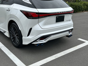 EXART ONE MUFFLER TITANIUM OVAL TAILPIPE (110MM X 70MM 4 PIPES) EXHAUST EXHAUST FOR LEXUS RX450H+ 6LA-AALH16 A25A-FXS EA02-LX115-T