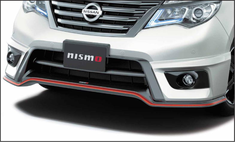 NISMO Unpainted Front Under
Spoiler Kit  For Serena C26  6202S-RN6C0