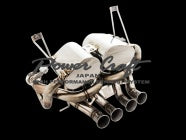 POWER CRAFT HYBRID EXHAUST MUFFLER SYSTEM SQUARE TAIL FOR LAMBORGHINI AVENTADOR LP700 LP720 P-LA340102