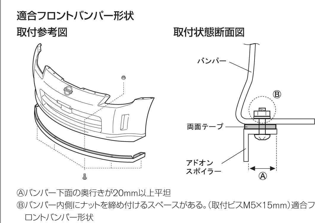 NISMO Add-On Spoiler  For Multiple Fitting  96015-RN001