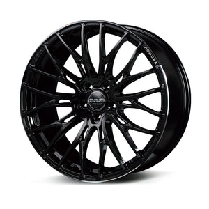 RAYS HOMURA 2X10BD 19X8J +45 5X114.3 BLACK RIM EDGE DMC(B9J) 27299804595B9J