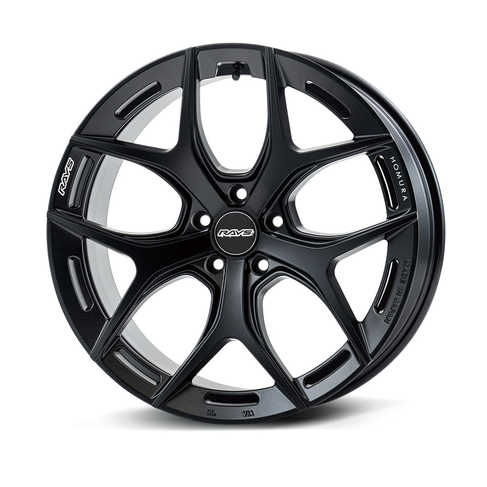 RAYS HOMURA 2X5FT 20X8.5J +38 5X120 SEMI-GLOSS BLACK (BOJ) 27370853821BOJ