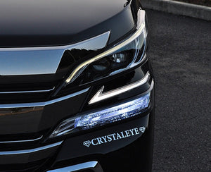 CRYSTAL EYE CRYSTALEYE LOGO STICKER CHROME TYPE SMALL (S) WIDTH 300MM FOR  H053SU