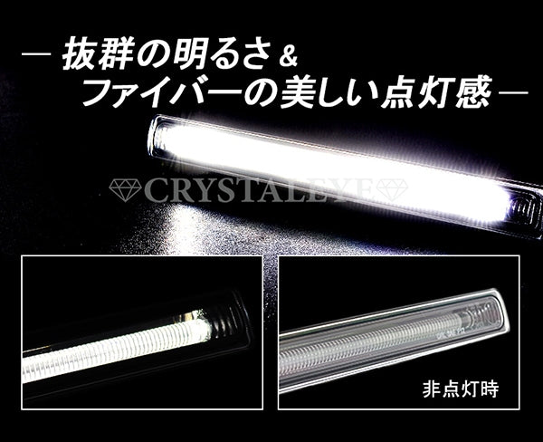 CRYSTAL EYE FIBER LED DAY LAMP HIGH BRIGHTNESS LED DAY LIGHT THIN TYPE HARNESS SET FOR  E022DL