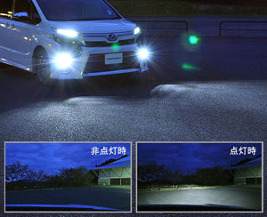 CRYSTAL EYE HIGH POWER LED FOG LAMPS (BLACK) FOR TOYOTA VOXY NOAH ESQUIRE 80  E017BKVCHN