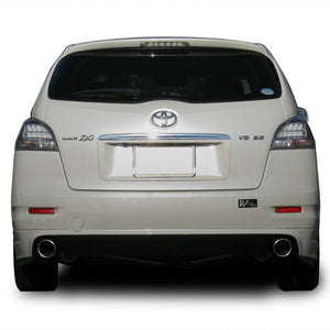 SURUGA SPEED PFS LOUD SOUND MUFFLER EXHAUST STAINLESS STEEL 90φ RIGHT ANGLE FOR TOYOTA MARK X DBA GGA10 2GR-FE SRT-422-A