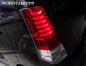 CRYSTAL EYE FIBER FULL LED TAIL LAMP V2 [FLOWING TURN SIGNAL SPECIFICATION] RED CLEAR FOR SUZUKI WAGON R MH23S MAZDA AZ WAGON MJ23S J260RC