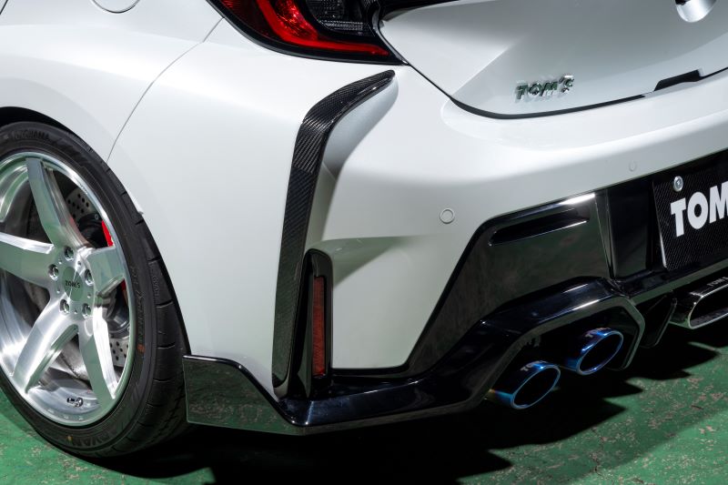 TOMS REAR BUMPER GARNISH CARBON FOR TOYOTA GR COROLLA GZEA14H 52158-TEA14