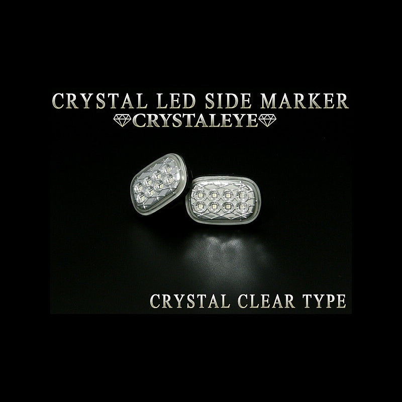 CRYSTAL EYE CRYSTAL LED SIDE MARKER, CLEAR TYPE FOR TOYOTA ESTIMA CR30 CR40 ESTIMA HR10 HYBRID D019CL